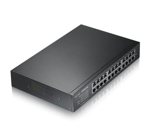 ZYXEL GS1900-24E v3 24 Port 24x10/100/1000 L2 Web Smart Yönetilebilir, 10/100/1000 Bakır Desktop Switch 